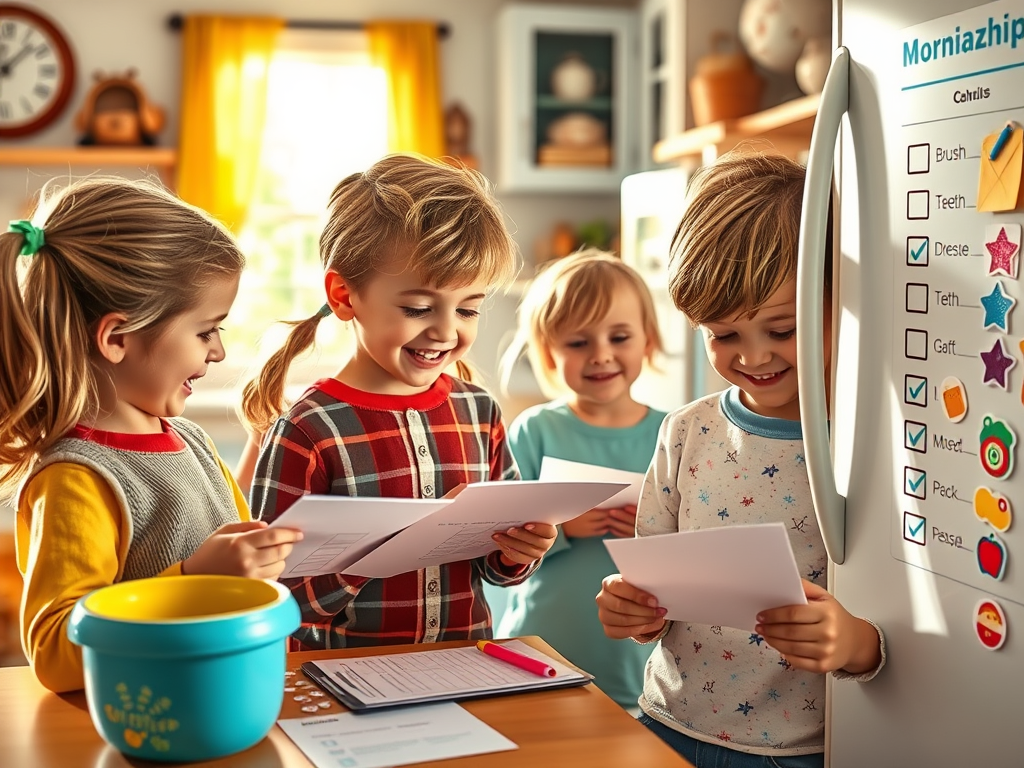 Helping Kids Take Ownership of Their Morning&nbsp;Checklist