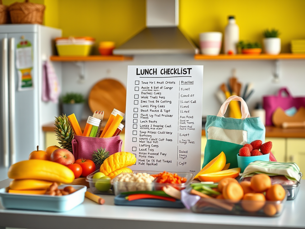 Lunch Packing Station&nbsp;Checklist